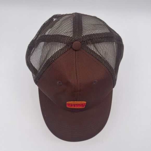 BURGER KING Trucker Hat Unisex Adjustable Brown Crew Employee Snapback Uniform - Picture 7 of 12